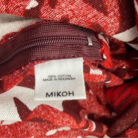 Mikoh Tropical Overall Romper Red White Size Medium - Picture 12 of 14